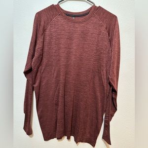 Mens Alphalete Long sleeve XL maroon/rust color